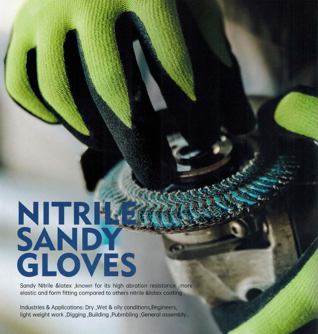 NITRILE SANDY GLOVES